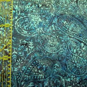 (Bild für) Bali Batik: Paisley Petrol